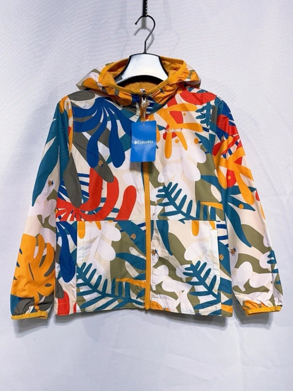 Columbia Pixel Grabber Youth Reversible Jacket Colorful Ladybug Size Large